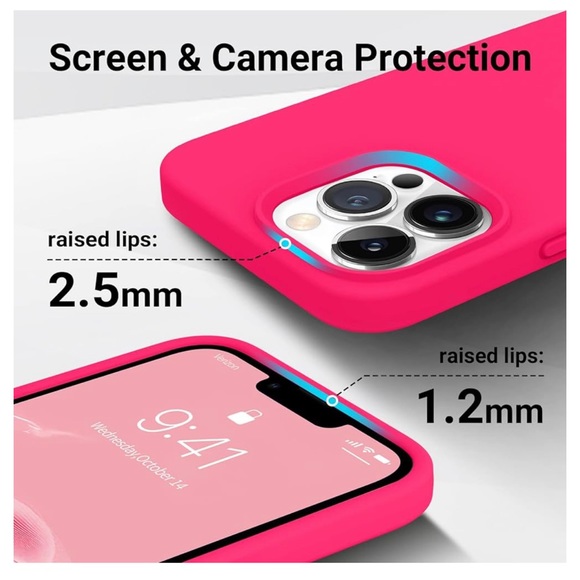 Barbie Hot Pink color phone case iPhone 13 Pro Max - Picture 7 of 8